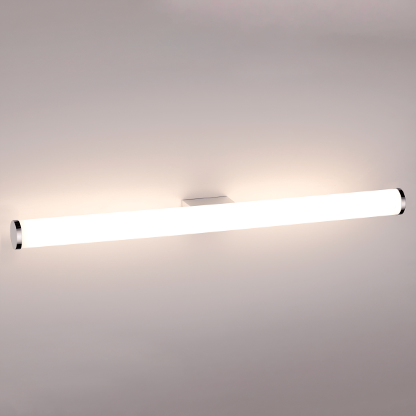TCP White 600mm IP44 Tubular Mirror Bathroom Wall Light 12W - Image 2
