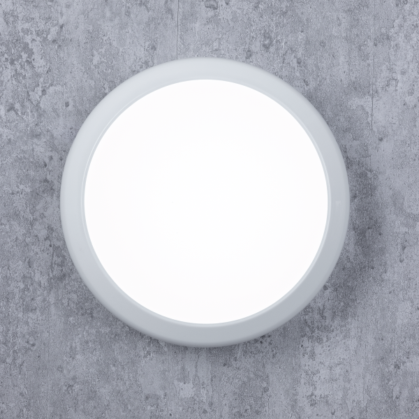 TCP IP65 Emergency and Microwave Sensor Bulkhead Light, Wattage and CCT Switchable