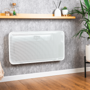 TCP 2000W White Infrared Convection Heater, Fast Heating & Sleek Design