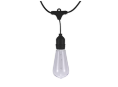 TCP ST64 10m Outdoor LED RGB Garden Festoon Lights 10W
