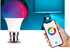 A TCP smart bulb RGB colour changer