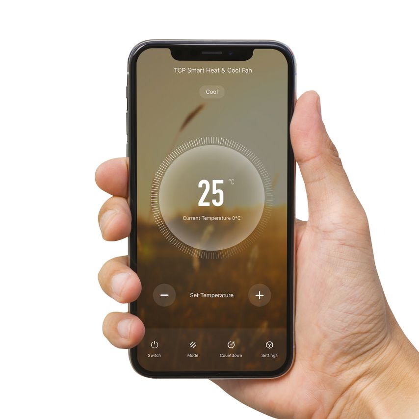 TCP Bladeless Smart Oscillating Heater & Fan 1500W White (DAMAGED BOX) - Image 5