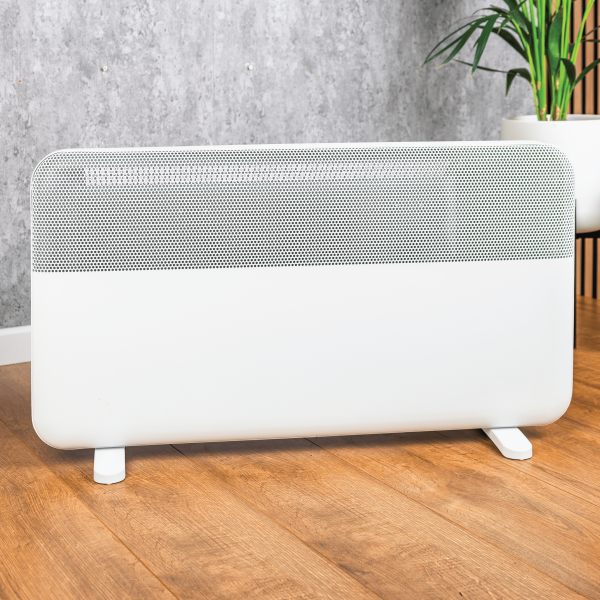 TCP 2000W White Electric Panel Heater, Fast Heat, Wall Mounted and Free Standing - Image 2