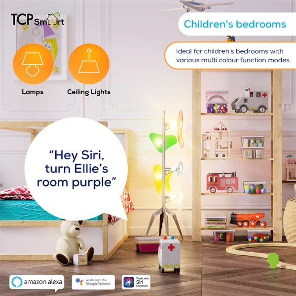 TCP Smart Wifi GU10 Bulb Light Bulb Colours, Warm and Cool White - Image 7