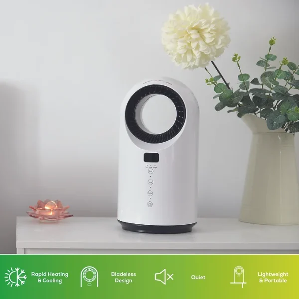 TCP Smart Heating & Cooling Bladeless Portable Fan 1.5kw White - Image 5