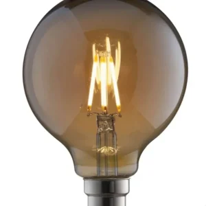 TCP LED Vintage Decorative Filament Amber Globe Light Bulb BC