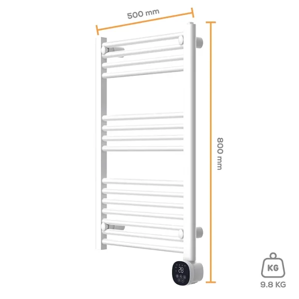 TCP Smart WiFi Fixed Pre-Filled Towel Radiator 500w White - Image 4