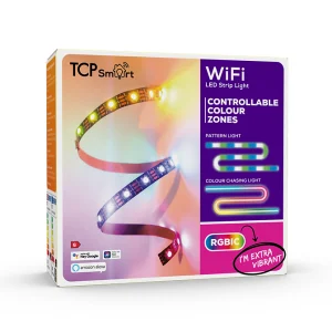 TCP Smart LED Strip light 5m RGB+IC extra vibrant & Immersive!
