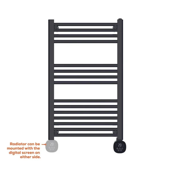 TCP Smart WiFi Fixed Pre-Filled Towel Radiator 500w Black - Image 6