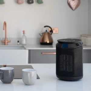 TCP Smart WiFi Portable Ceramic Heater & Cooling Fan 2kw Black