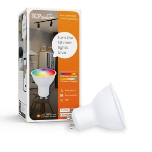 TCP Smart Wifi GU10 Bulb Light Bulb Colours, Warm and Cool White