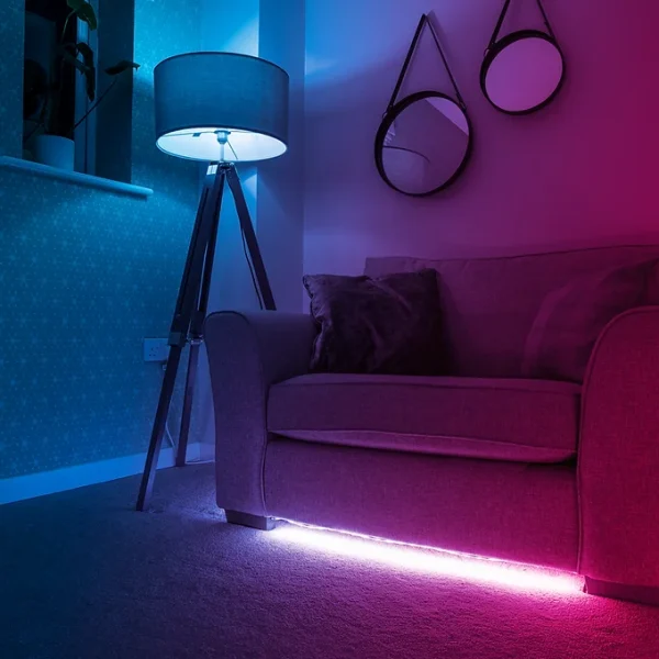 TCP Smart Wifi Classic Light bulb Colours + Cool to Warm white BC 3pk - Image 8