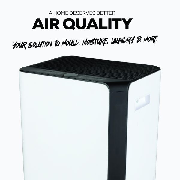 A close up look of a smart 20l wifi dehumidifier