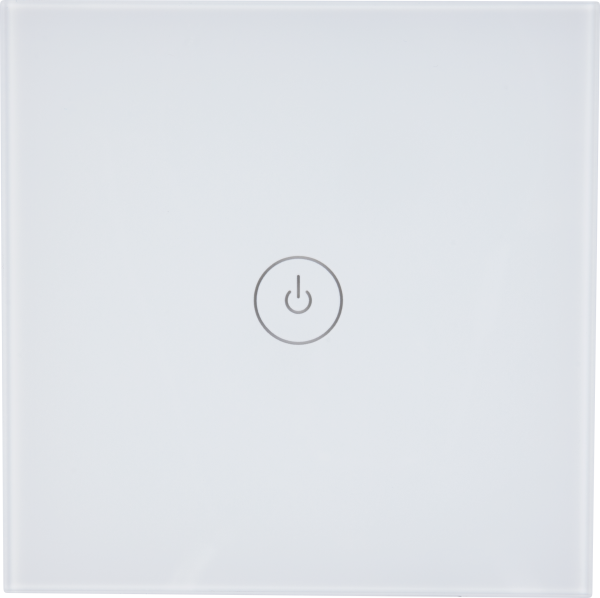 A white TCP 1 gang way smart light switch
