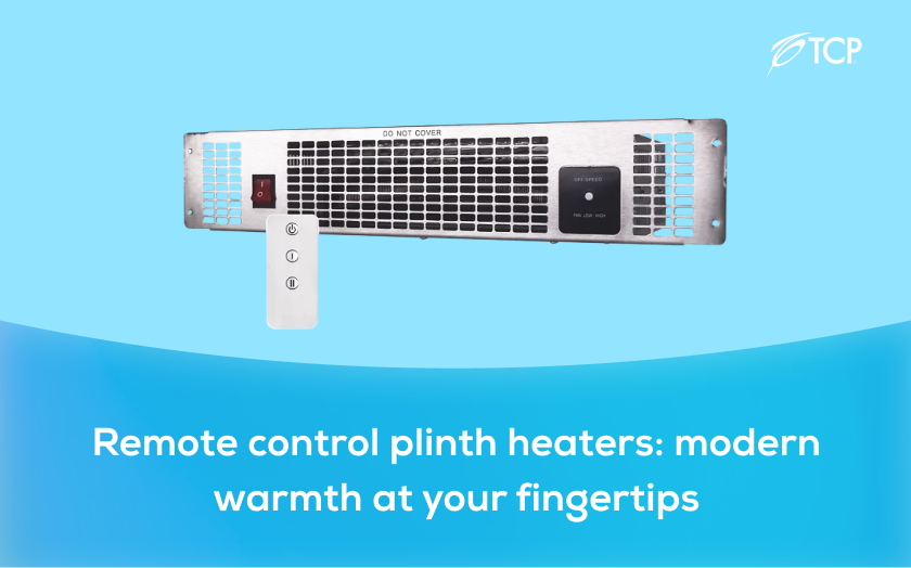 Remote control plinth heaters