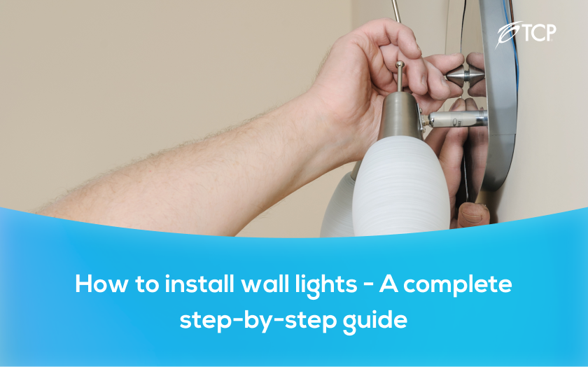 How to install wall lights
