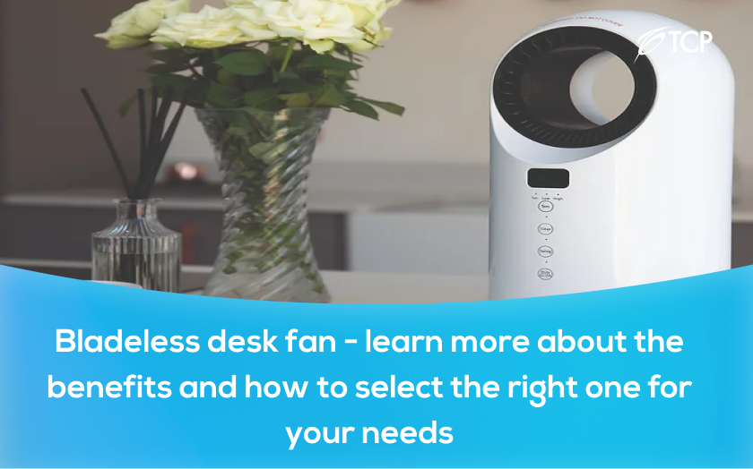 Bladeless desk fan