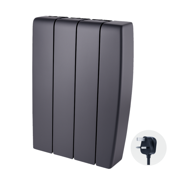 TCP Smart 700W Black Ceramic Panel Electric Radiator, Long-Lasting Heat Retention for Living Rooms, Bedrooms & Home Offices - Image 2