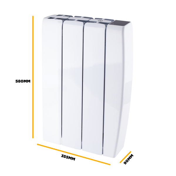 TCP Smart 700W White Ceramic Panel Electric Radiator, Long-Lasting Heat Retention for Living Rooms, Bedrooms & Home Offices - Image 5