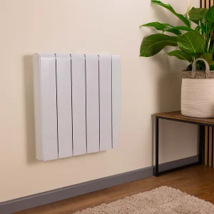 TCP Smart 700W White Ceramic Panel Electric Radiator, Long-Lasting Heat Retention for Living Rooms, Bedrooms & Home Offices