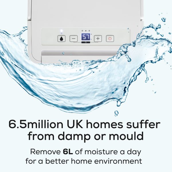 TCP 6L Portable Dehumidifier - Image 3