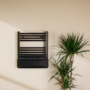 TCP 2 in 1 Tubular Towel Radiator with Built-in Downflow Blower Heater